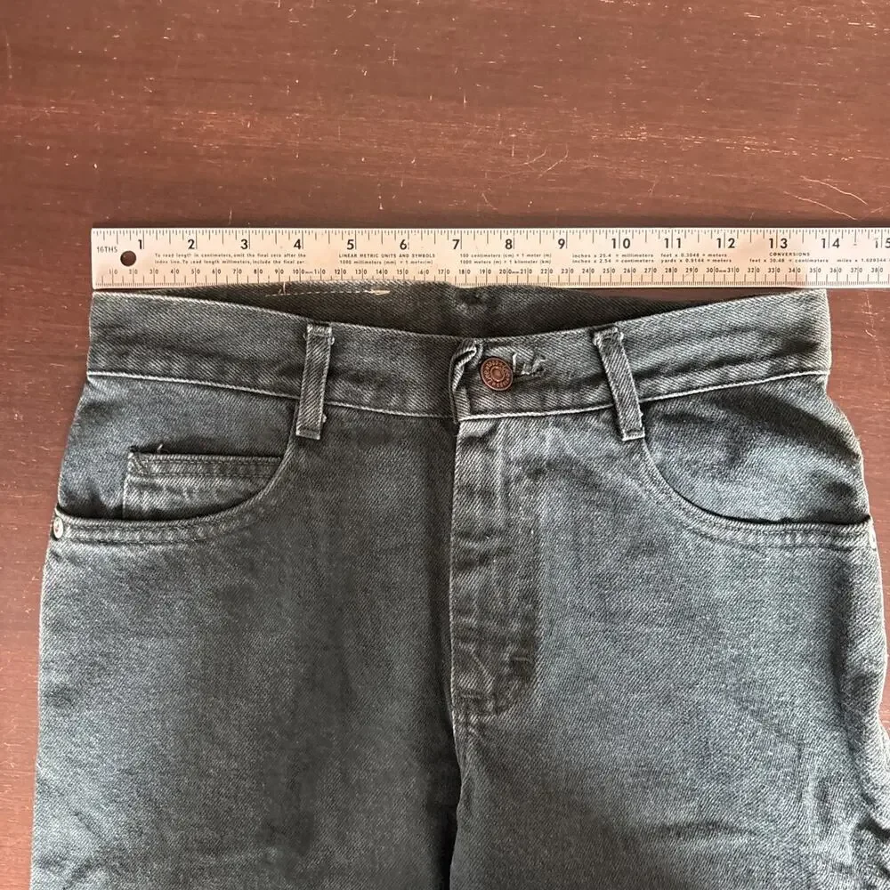 Deadstock Vintage Denim Lee Junior 300 Relaxed Fit Tapered Leg 7 Overdyed Jeans
